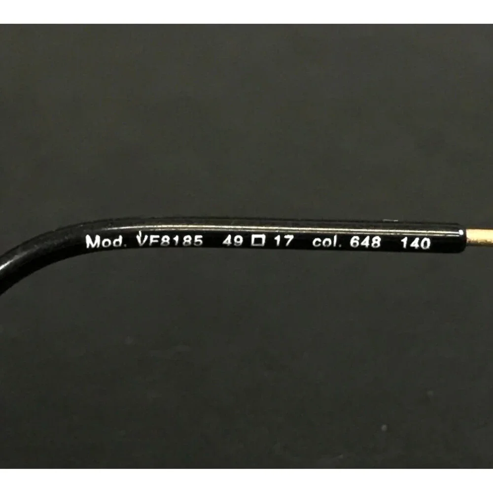 Vintage Fila Eyeglasses Frames Mod. VF8185 col. 648 Titanium Flex Gold 49-17-140